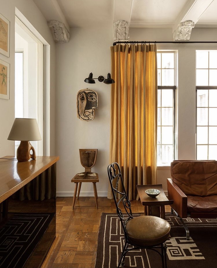 Art-filled private interior representing a private collection valuation